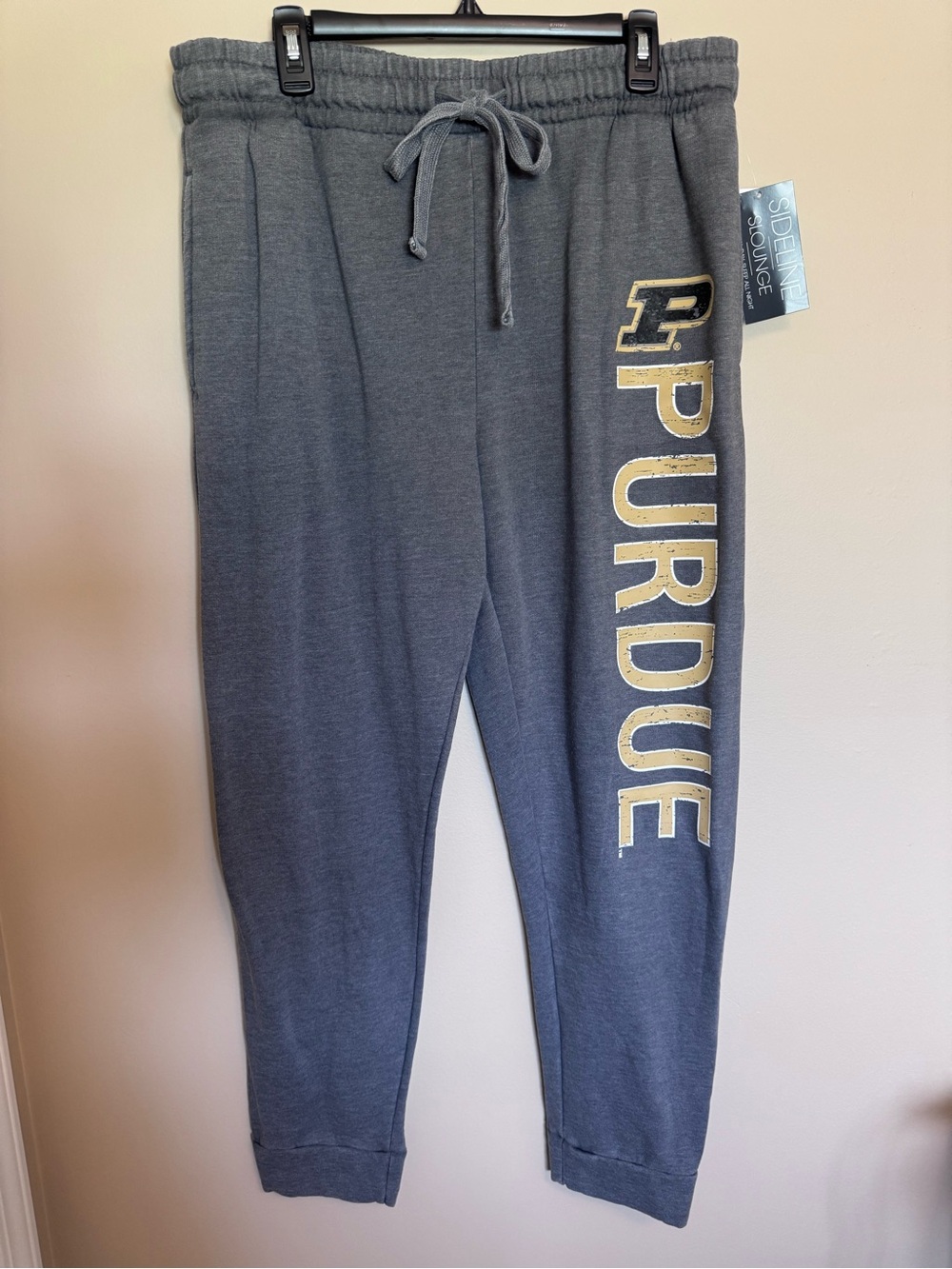 Purdue Grey Men's Joggers with Drawstring Waist